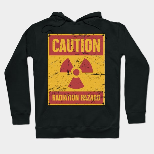 Radiation Hazard Sign Hoodie by MeatMan